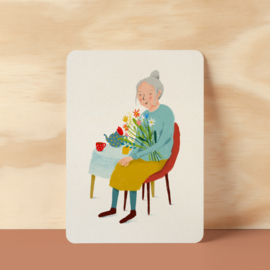 Postcard | Tea with granny