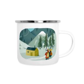 Enamel mug | The cabin