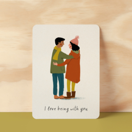 Postcard | I love being with you
