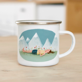 Enamel mug | Carpe Diem