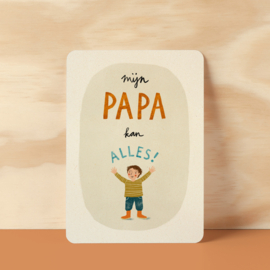 Postcard | Mijn papa