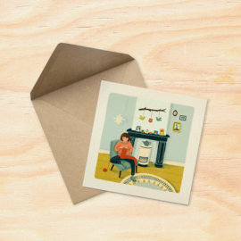 Greeting card | Knitting