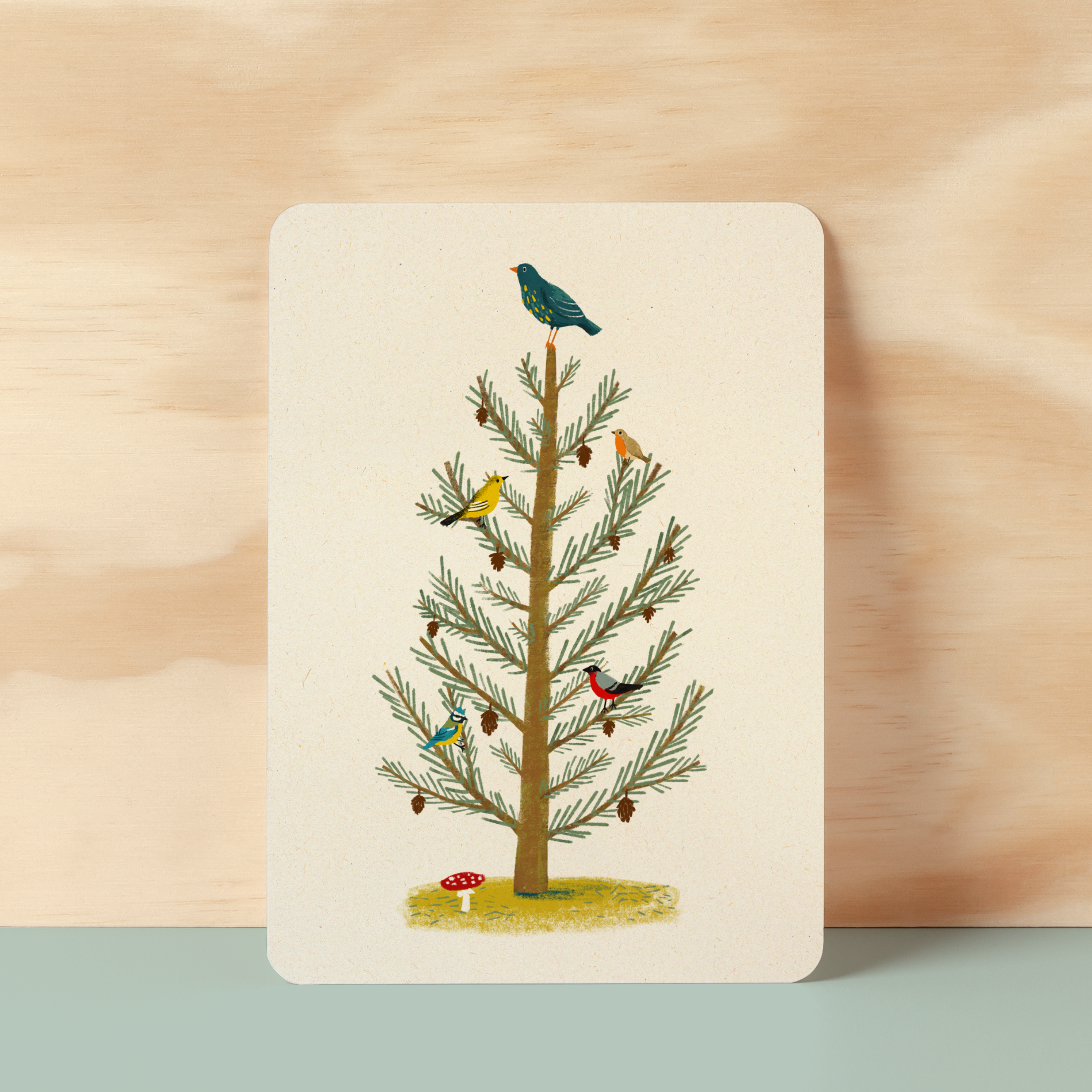 Postcard | Bird tree