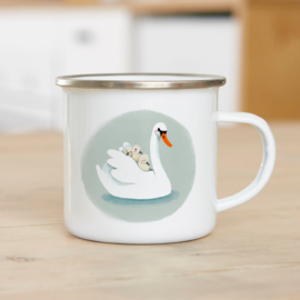 Enamel mug | Swan Mum