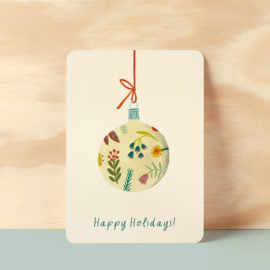 Postcard | Flowery bauble