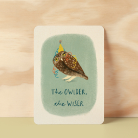 postcard | The owlder, the wiser