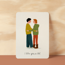 Postcard | I like you a lot - 2