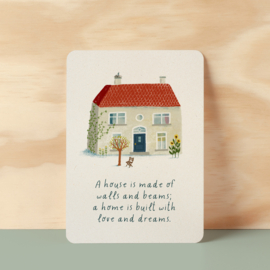 Postcard | A house, a home