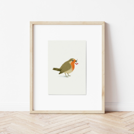 A5 print | Robin