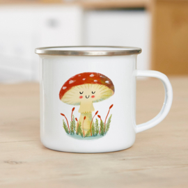 Enamel mug | Amanita