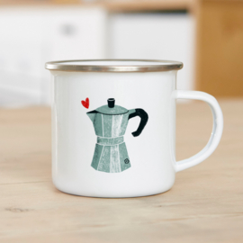 Enamel mug | Coffeepot