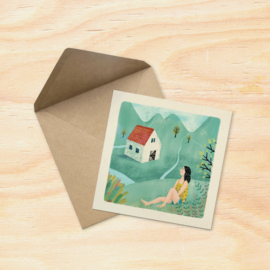 Greeting card | The view