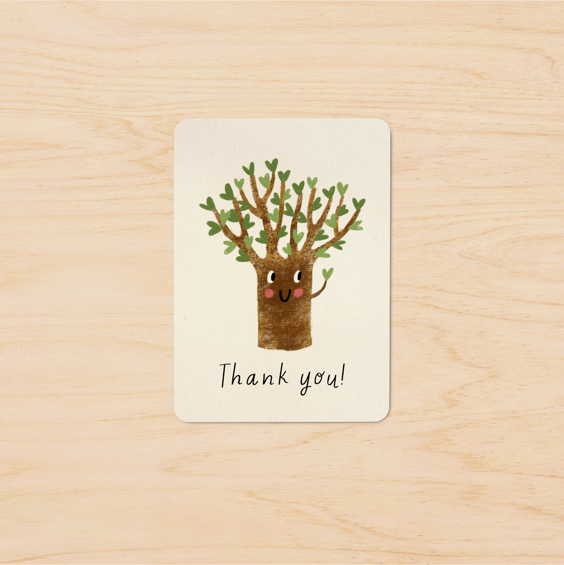 Mini card | Thank you tree