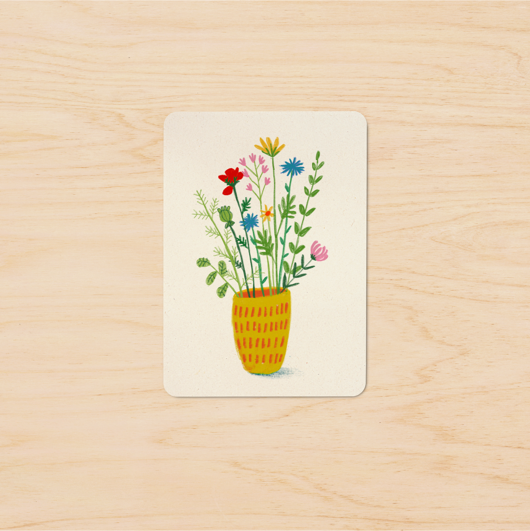 Mini card | Field flowers