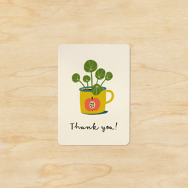 Note card | Thank you pilea