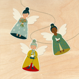 Christmas angel garland hangers