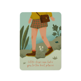 Postcard | Little steps