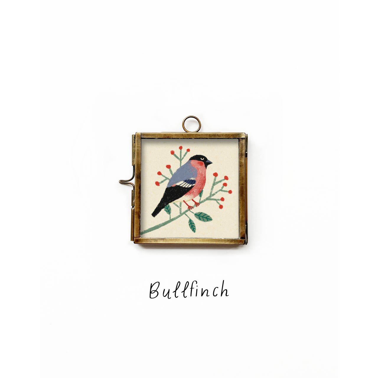 Glass frame with print | 50x50mm