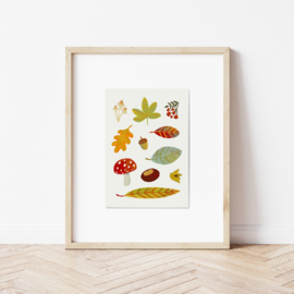 A5 print | Autumn finds