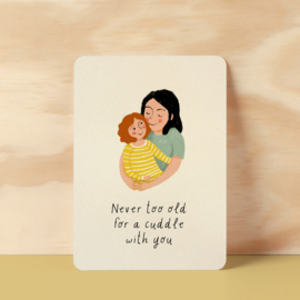 Postcards | mum cuddles