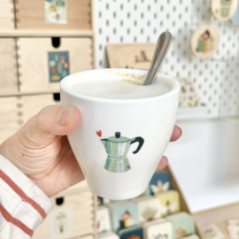 Porcelain mug | Mokapot