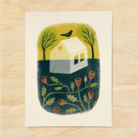 A5 print | The hiding house