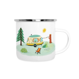 Enamel mug | Happy camper