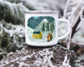 Enamel mug | The cabin