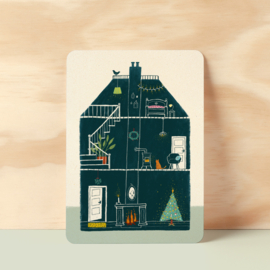Postcard | Christmas house