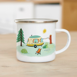 Enamel mug | Happy camper