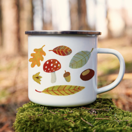 Enamel mug | Autumn collection