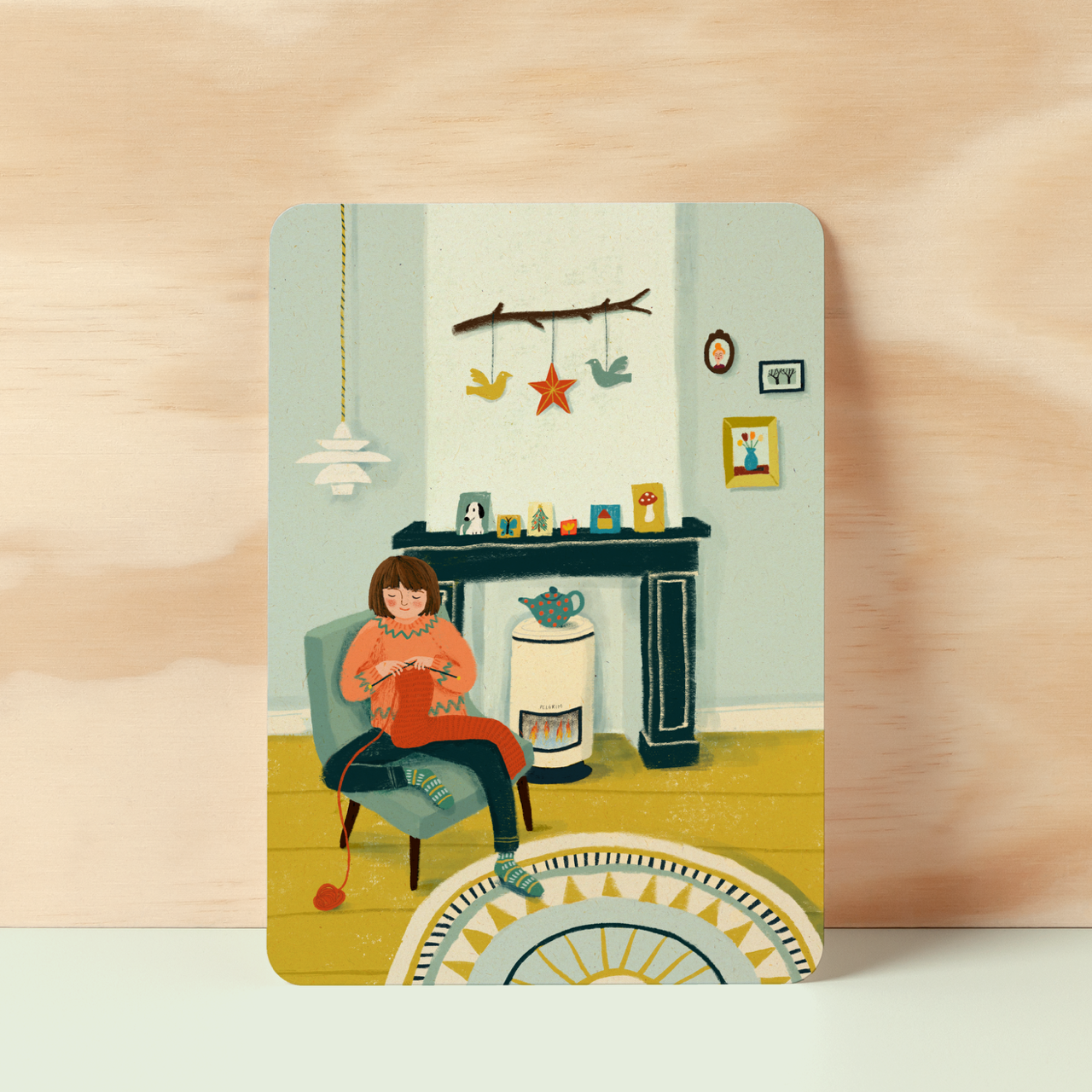 Postcard | Knitting