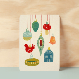 Postcard | Vintage baubles