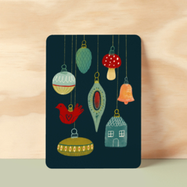 Postcard | Vintage baubles