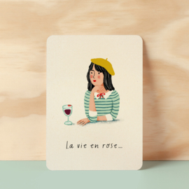 Postcard | La vie en rose...