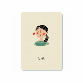 Postcard | Liefs! | Lots of love!