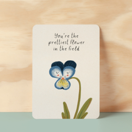 Postcard | The prettiest flower