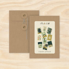 Set | 10 winter postcards