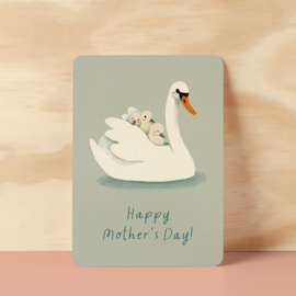 Postcard | Swan mum