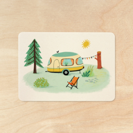 Postcard | Happy camper