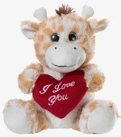 Pluche Giraffe * I love you*