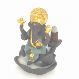 Backflow brander Ganesha groen