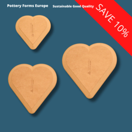 Heart Forms Hard Edge Set 3 pcs