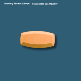 Spherical Rectangle Hard Edge 4 x 8 inch (10,2 x 20,3 cm)