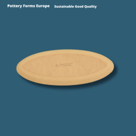 Snack Tray Oval Soft Edge 5 x 10 inch (12,7 x 25,4 cm)