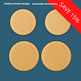 Round Soft Edge 8 + 11 inch / 20.3 + 27.9 cm (variety pack 2x2 stuks)