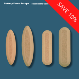 Snack Tray Soft Edge Set 4 pcs