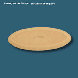 Snack Tray Oval Soft Edge 6 x 15 inch (15,2 x 38,1 cm)
