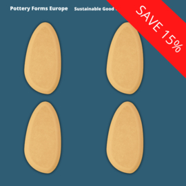 Pebble RCT Soft Edge 7 x 13,5 inch / 17.8 x 34,3 cm (pack of 4 pcs)