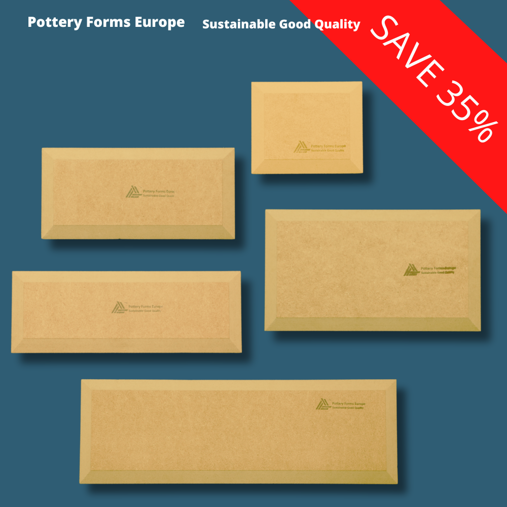 Rechthoek Hard Edge set van 5 stuks